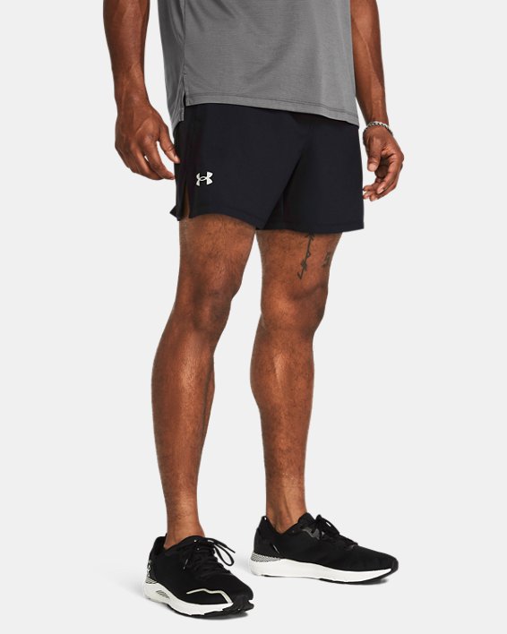 Men's UA Launch Unlined 5" Shorts in Black image number 0